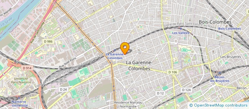 localisation de l'entreprise MONSIEUR JEAN CHRISTOPHE CHARLIN à LA GARENNE-COLOMBES