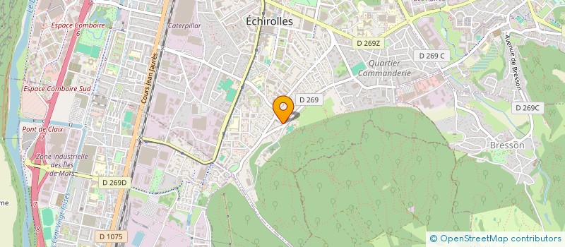 localisation de l'entreprise MONSIEUR JEAN-CHRISTOPHE CHARPENTIER à ECHIROLLES