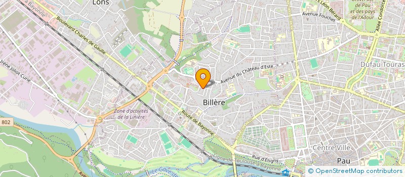 localisation de l'entreprise MONSIEUR JEAN-CHRISTOPHE CHARTER  BILLERE