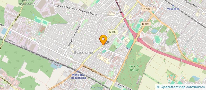 localisation de l'entreprise MONSIEUR JEAN-CHRISTOPHE CHAURAND  TAVERNY