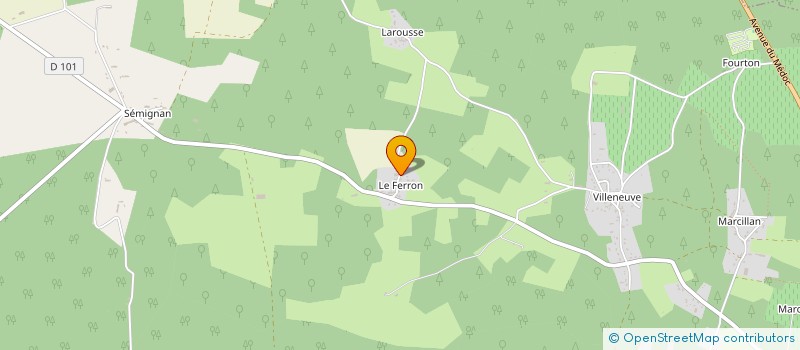 localisation de l'entreprise MONSIEUR JEAN CHRISTOPHE CLEMENCEAU  SAINT-LAURENT-MEDOC