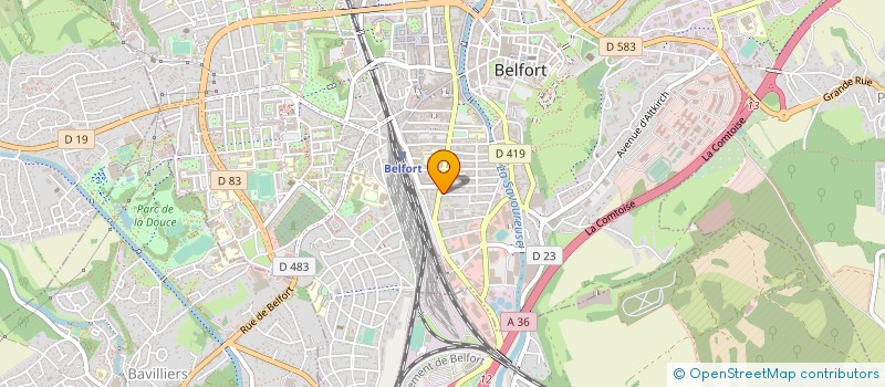 localisation de l'entreprise MONSIEUR JEAN-CHRISTOPHE CLERGET à BELFORT