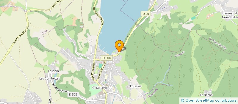 localisation de l'entreprise MONSIEUR JEAN-CHRISTOPHE COCHARD  CHARAVINES