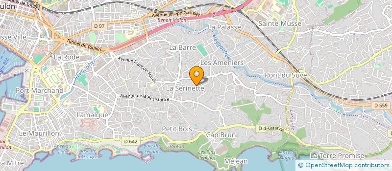 localisation de l'entreprise MONSIEUR JEAN-CHRISTOPHE COLLET  TOULON