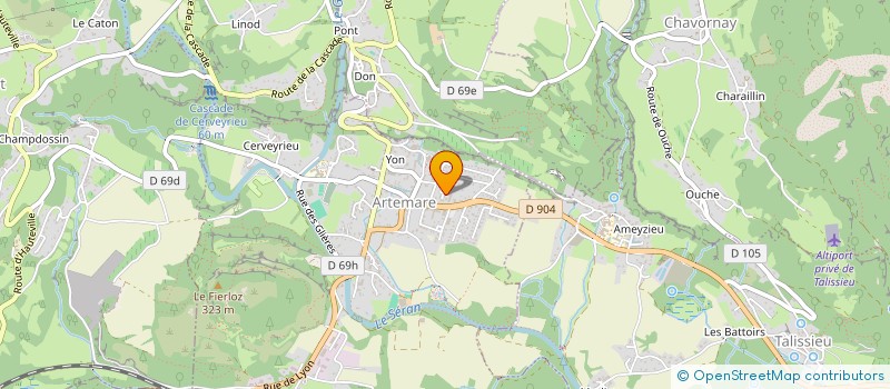 localisation de l'entreprise MONSIEUR JEAN-CHRISTOPHE COLLIN  ARTEMARE