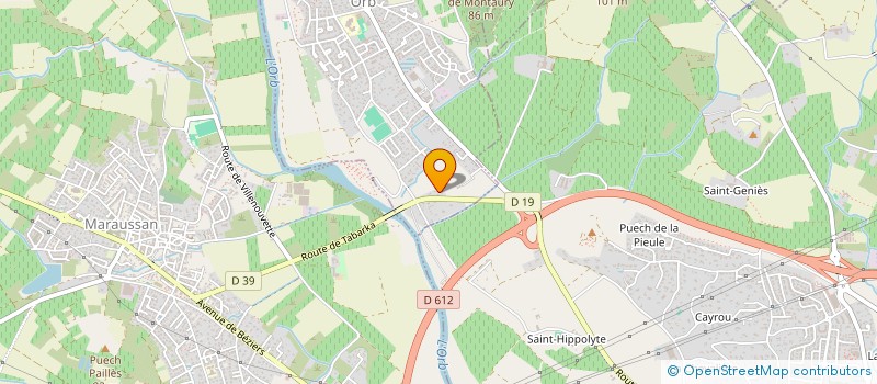 localisation de l'entreprise MONSIEUR JEAN CHRISTOPHE CORNILLON  LIGNAN-SUR-ORB