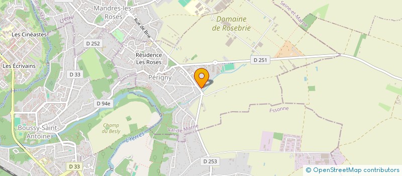 localisation de l'entreprise MONSIEUR JEAN CHRISTOPHE COTTIN  PERIGNY