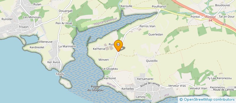 localisation de l'entreprise MONSIEUR JEAN-CHRISTOPHE COURTEL  HANVEC