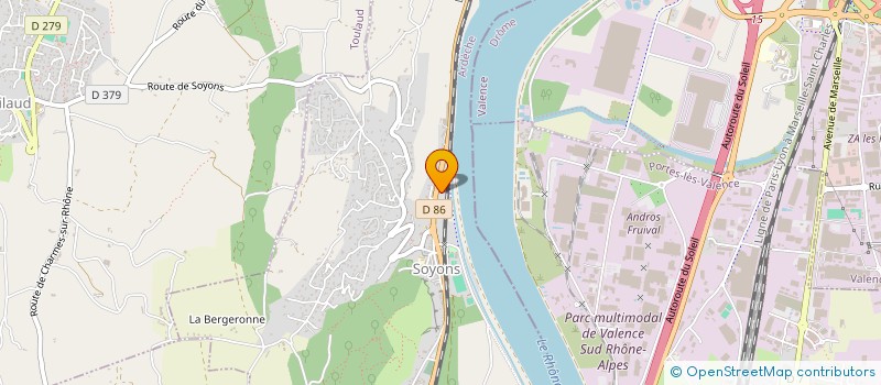 localisation de l'entreprise MONSIEUR JEAN-CHRISTOPHE COURTIN  SOYONS