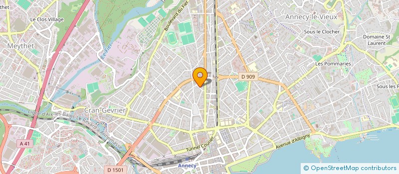 localisation de l'entreprise MONSIEUR JEAN-CHRISTOPHE COURTOIS à ANNECY