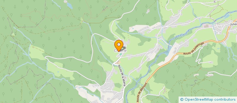 localisation de l'entreprise MONSIEUR JEAN CHRISTOPHE CURIEN  CLEURIE