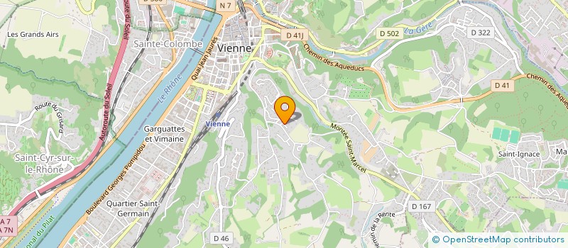 localisation de l'entreprise MONSIEUR JEAN-CHRISTOPHE D'OLIVEIRA à VIENNE