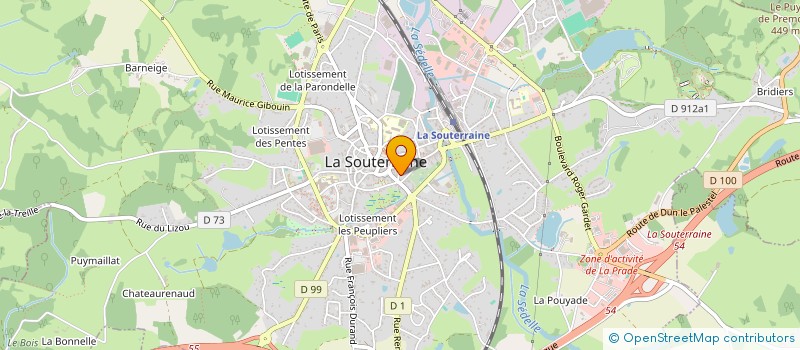 localisation de l'entreprise MONSIEUR JEAN-CHRISTOPHE DANICHERT à LA SOUTERRAINE