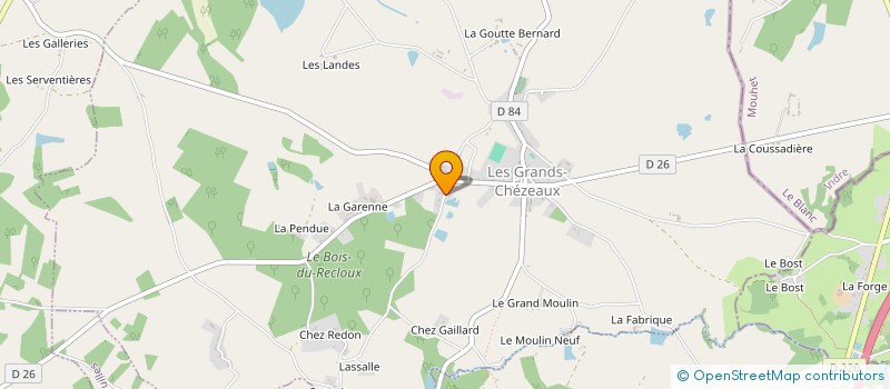 localisation de l'entreprise MONSIEUR JEAN-CHRISTOPHE DAUNY à LES GRANDS-CHEZEAUX