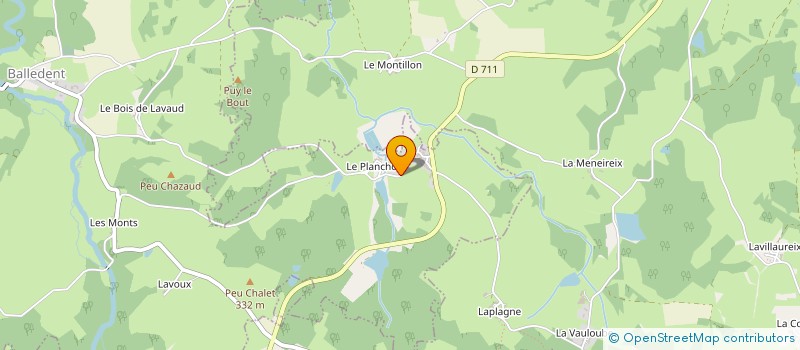 localisation de l'entreprise MONSIEUR JEAN CHRISTOPHE DAVID  BALLEDENT