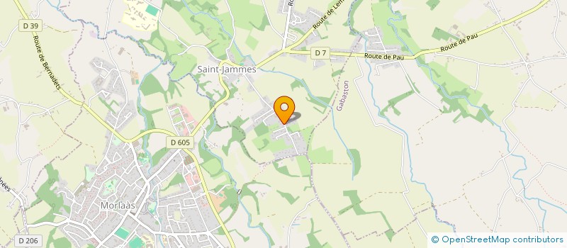 localisation de l'entreprise MONSIEUR JEAN CHRISTOPHE DEBAES  SAINT-JAMMES