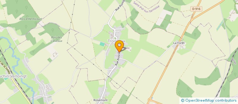 localisation de l'entreprise MONSIEUR JEAN-CHRISTOPHE DEHAUDT  NEUVILLE-AU-CORNET