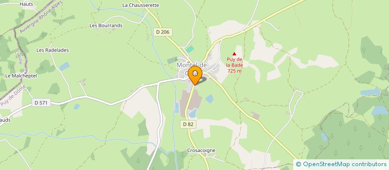 localisation de l'entreprise MONSIEUR JEAN-CHRISTOPHE DEMAIRE  MONTEL-DE-GELAT