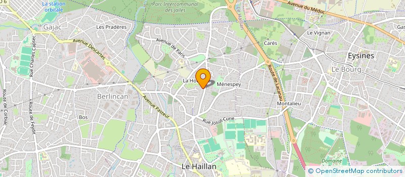 localisation de l'entreprise MONSIEUR JEAN CHRISTOPHE DESBARATS  LE HAILLAN