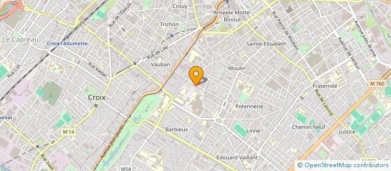 localisation de l'entreprise MONSIEUR JEAN CHRISTOPHE DESSENNE  ROUBAIX