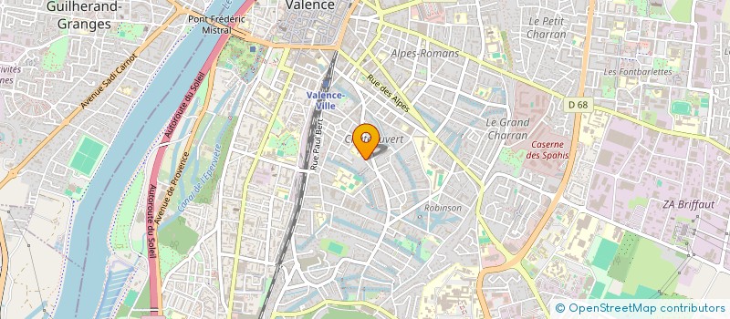 localisation de l'entreprise MONSIEUR JEAN-CHRISTOPHE DIAZ  VALENCE