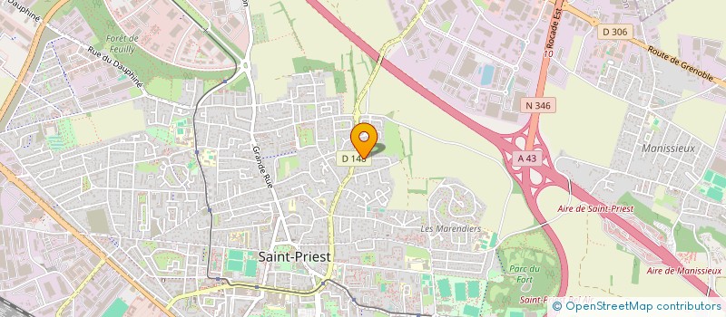 localisation de l'entreprise MONSIEUR JEAN CHRISTOPHE DIAZ  SAINT-PRIEST