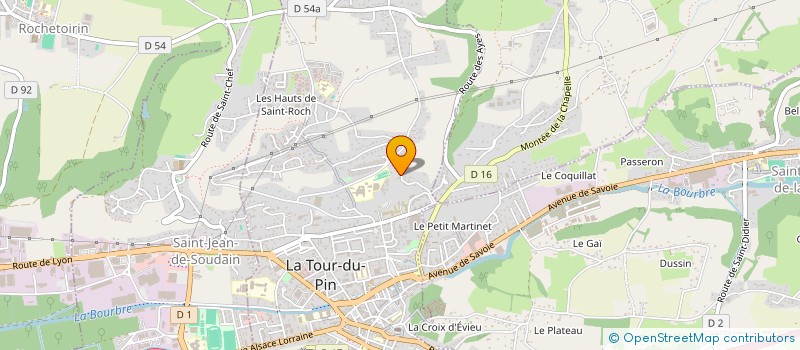 localisation de l'entreprise MONSIEUR JEAN-CHRISTOPHE DRAPPEAU  LA TOUR-DU-PIN