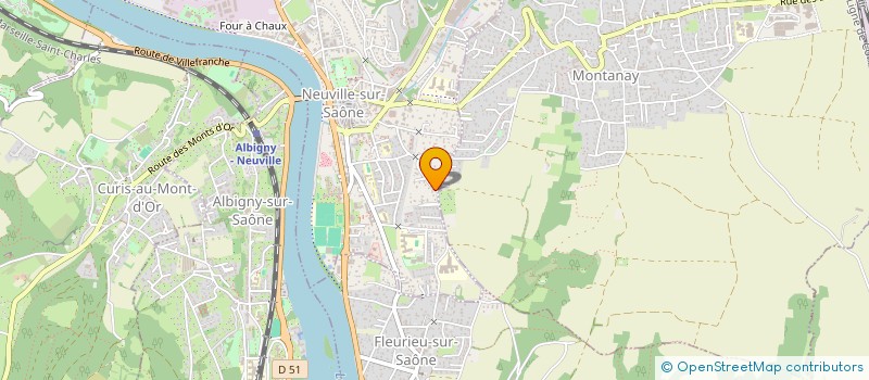 localisation de l'entreprise MONSIEUR JEAN-CHRISTOPHE DUCROCQ  NEUVILLE-SUR-SAONE