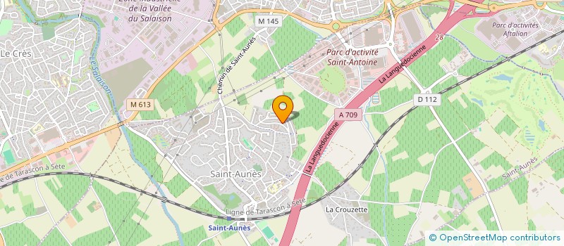 localisation de l'entreprise MONSIEUR JEAN-CHRISTOPHE DUPINAY  SAINT-AUNES