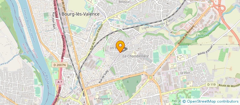 localisation de l'entreprise MONSIEUR JEAN-CHRISTOPHE DUPLAN  BOURG-LES-VALENCE