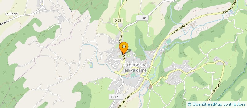 localisation de l'entreprise MONSIEUR JEAN-CHRISTOPHE DUPONT  SAINT-GEOIRE-EN-VALDAINE