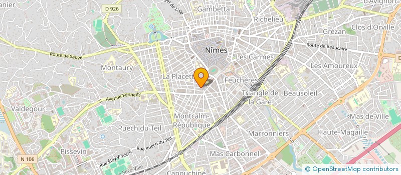 localisation de l'entreprise MONSIEUR JEAN-CHRISTOPHE ESTEVE  NIMES