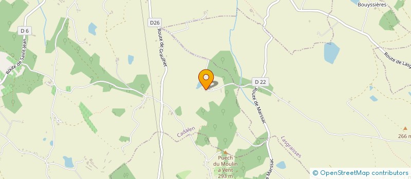 localisation de l'entreprise MONSIEUR JEAN-CHRISTOPHE FABRE  CADALEN