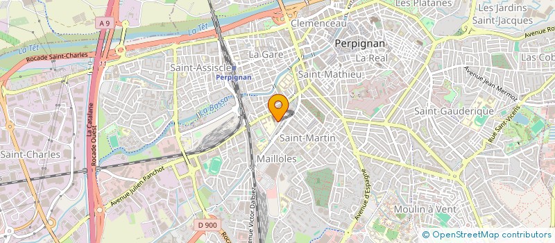 localisation de l'entreprise MONSIEUR JEAN-CHRISTOPHE FADY  PERPIGNAN