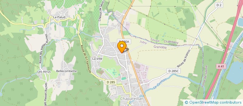 localisation de l'entreprise MONSIEUR JEAN-CHRISTOPHE FAURITE  CHAPAREILLAN