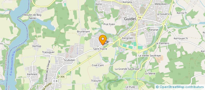 localisation de l'entreprise MONSIEUR JEAN CHRISTOPHE FAVEUR à GUIDEL