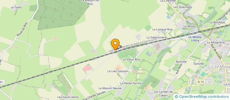 localisation de l'entreprise MONSIEUR JEAN-CHRISTOPHE FERRAND  LE MOLAY-LITTRY