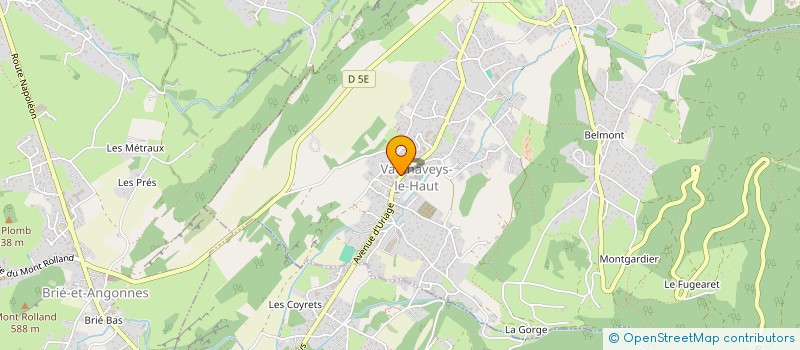 localisation de l'entreprise MONSIEUR JEAN-CHRISTOPHE FOUREAU  VAULNAVEYS-LE-HAUT