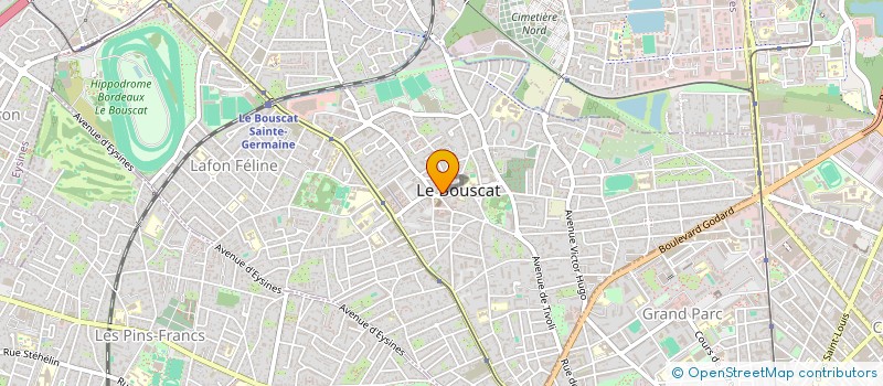 localisation de l'entreprise MONSIEUR JEAN-CHRISTOPHE FREDERIC  LE BOUSCAT