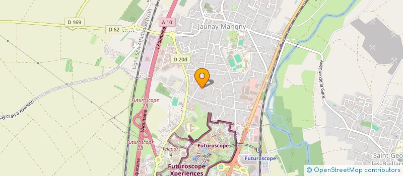 localisation de l'entreprise MONSIEUR JEAN CHRISTOPHE GACHER  JAUNAY-MARIGNY