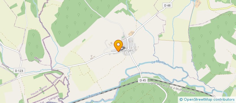 localisation de l'entreprise MONSIEUR JEAN-CHRISTOPHE GAUTIER  BARGES