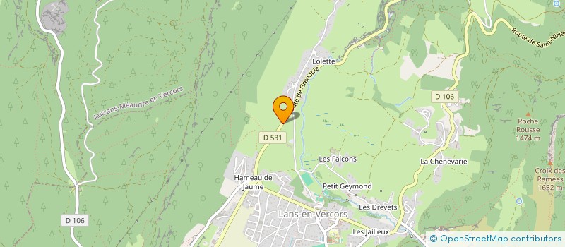 localisation de l'entreprise MONSIEUR JEAN-CHRISTOPHE GEHIN  LANS-EN-VERCORS