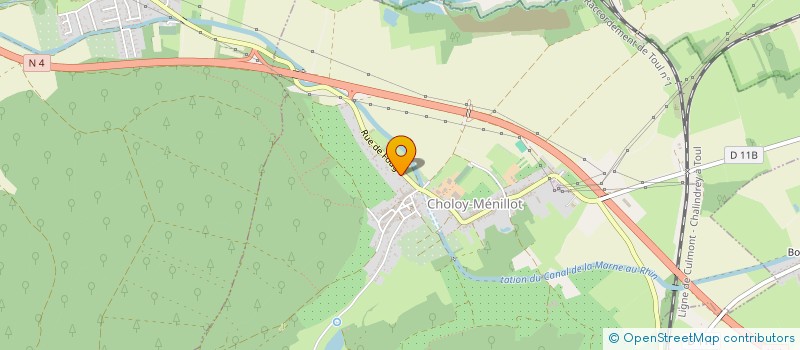 localisation de l'entreprise MONSIEUR JEAN-CHRISTOPHE GERMANN  CHOLOY-MENILLOT