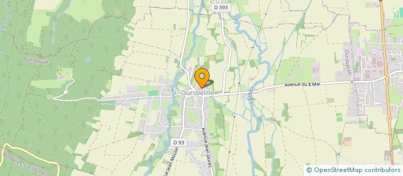 localisation de l'entreprise MONSIEUR JEAN-CHRISTOPHE GESBERT  OURSBELILLE