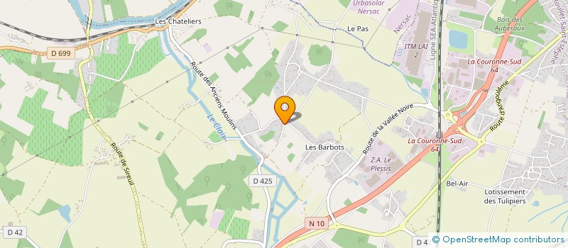 localisation de l'entreprise MONSIEUR JEAN CHRISTOPHE GIRARD à ROULLET-SAINT-ESTEPHE