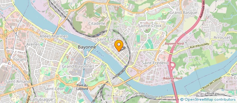 localisation de l'entreprise MONSIEUR JEAN-CHRISTOPHE GOFFARD  BAYONNE