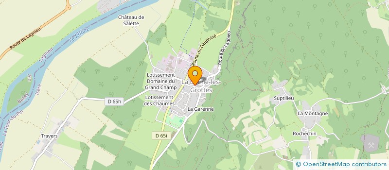 localisation de l'entreprise MONSIEUR JEAN-CHRISTOPHE HAMM  LA BALME-LES-GROTTES