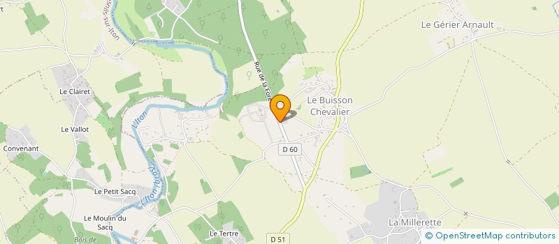 localisation de l'entreprise MONSIEUR JEAN-CHRISTOPHE HECTOR  SYLVAINS-LES-MOULINS