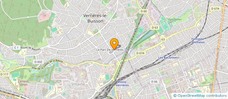 localisation de l'entreprise MONSIEUR JEAN-CHRISTOPHE HENRIE à VERRIERES-LE-BUISSON