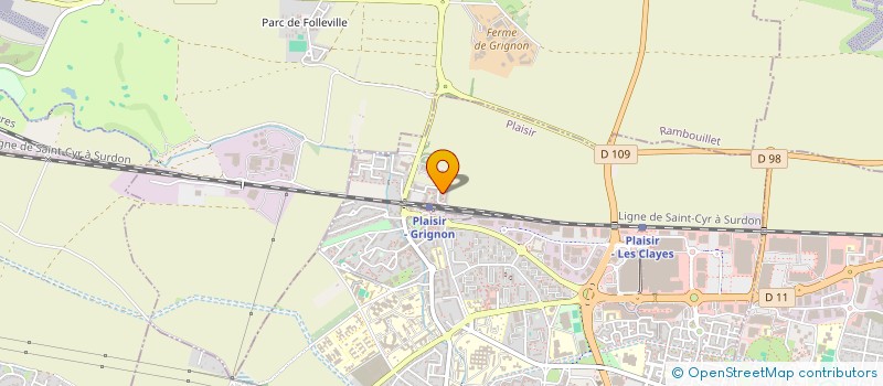 localisation de l'entreprise MONSIEUR JEAN-CHRISTOPHE HERBER  PLAISIR